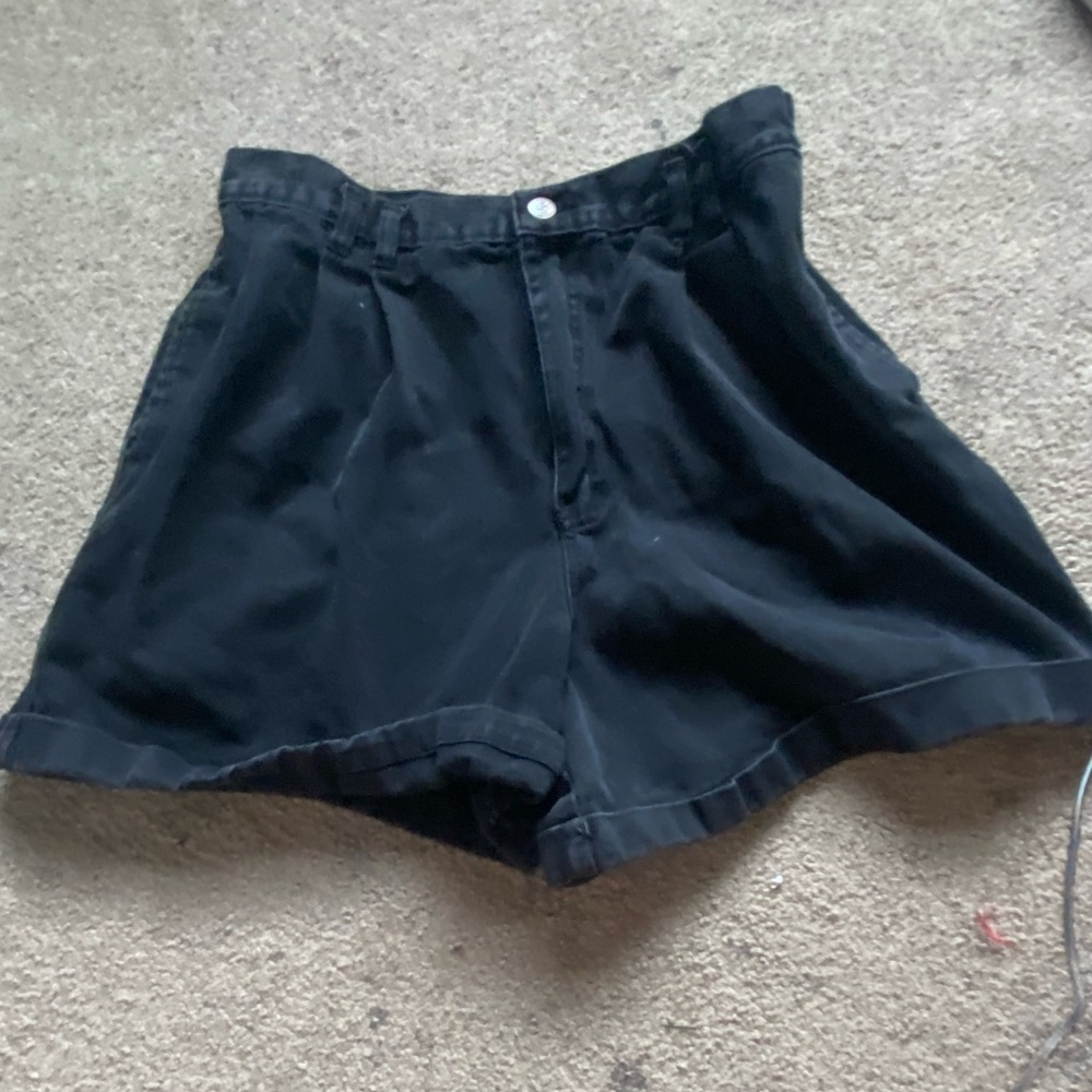 black shorts size 14